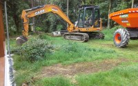 Implantation de la zone de terrassement