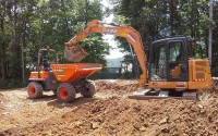 Terrassement à la pelle 10 tonnes