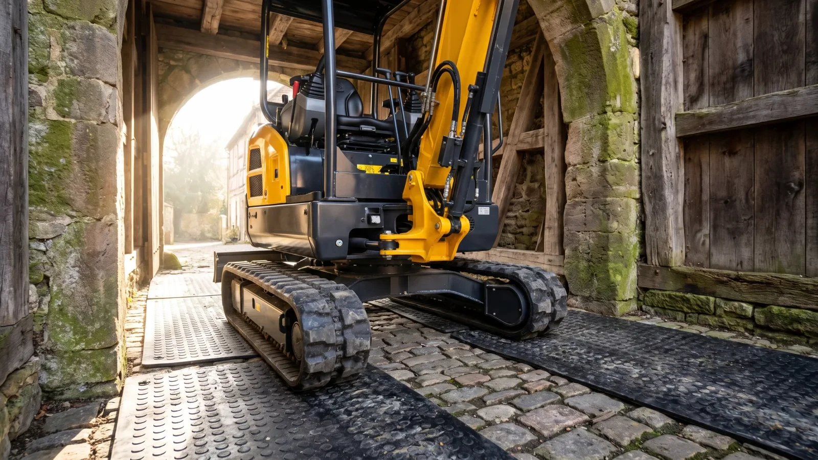 Accès difficile en centre-ville de Rennes : comment réaliser des travaux avec un passage étroit ?