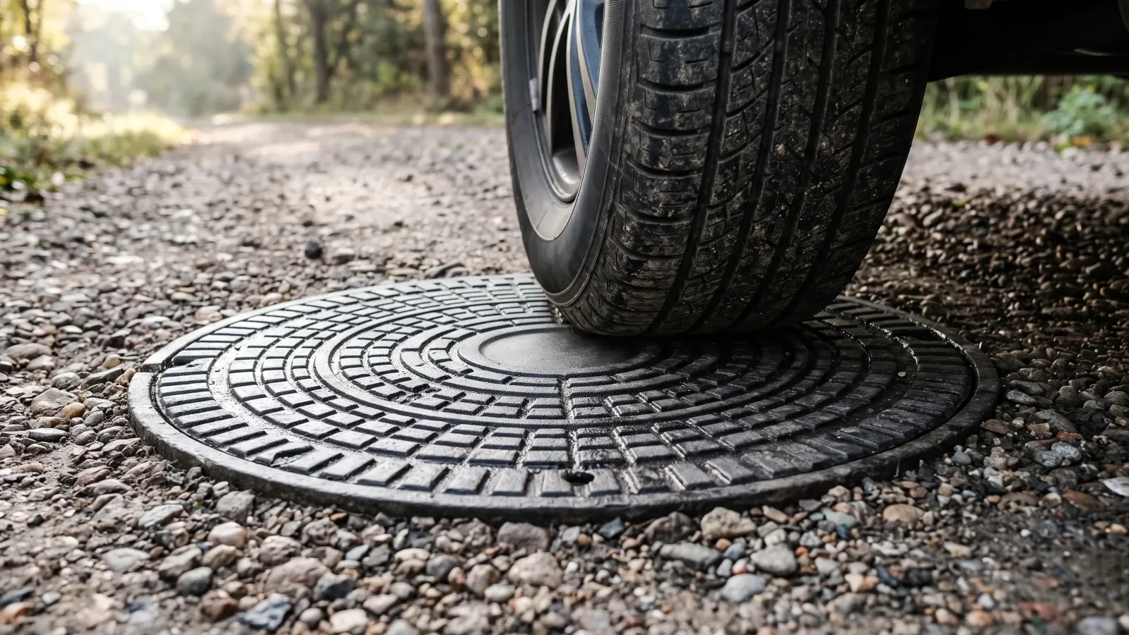 Peut-on faire passer une voiture au-dessus d'une fosse septique ?